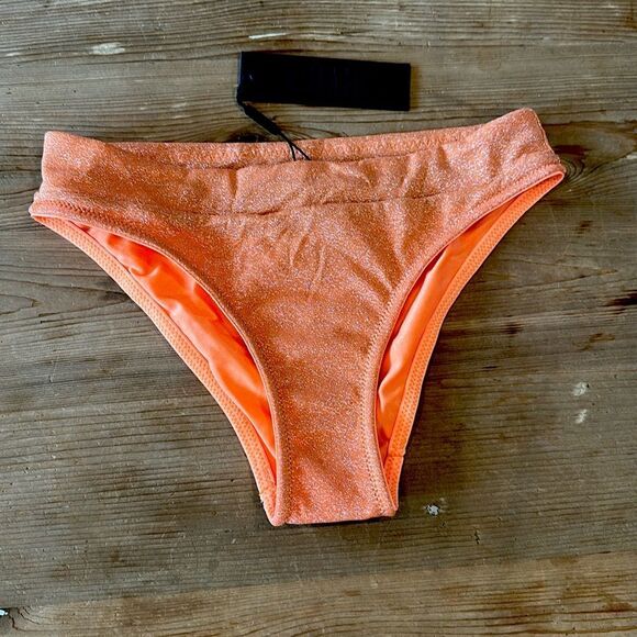 TRIANGL BOTTOM ONLY DYLLA - APRICOT SPARKLE NO BAG - Picture 2 of 4